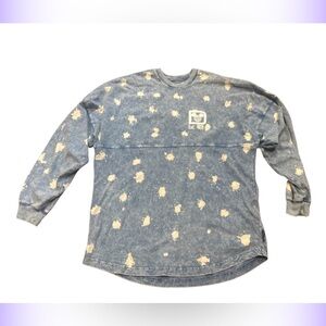 Disney Parks Walt Disney World Exclusive Denim Bleach Spirit Jersey size medium